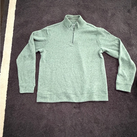 NEW Old Navy Men's Forest Green Zip-Up Sweater - Picture 5 of 11